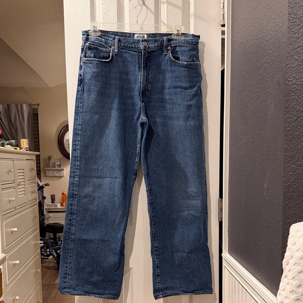 Agolde Women’s 's Relaxed Blue Jeans